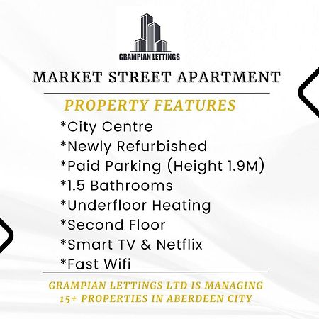 Market Street Apartments ✪ Grampian Lettings Ltd Абердин Экстерьер фото